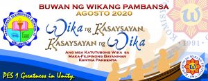 Pagdiriwang ng Buwan ng Wika 2020